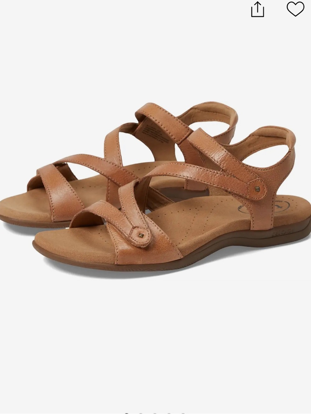 Taos Footwear Big Time Women's Leather Sandal - Natural - 7